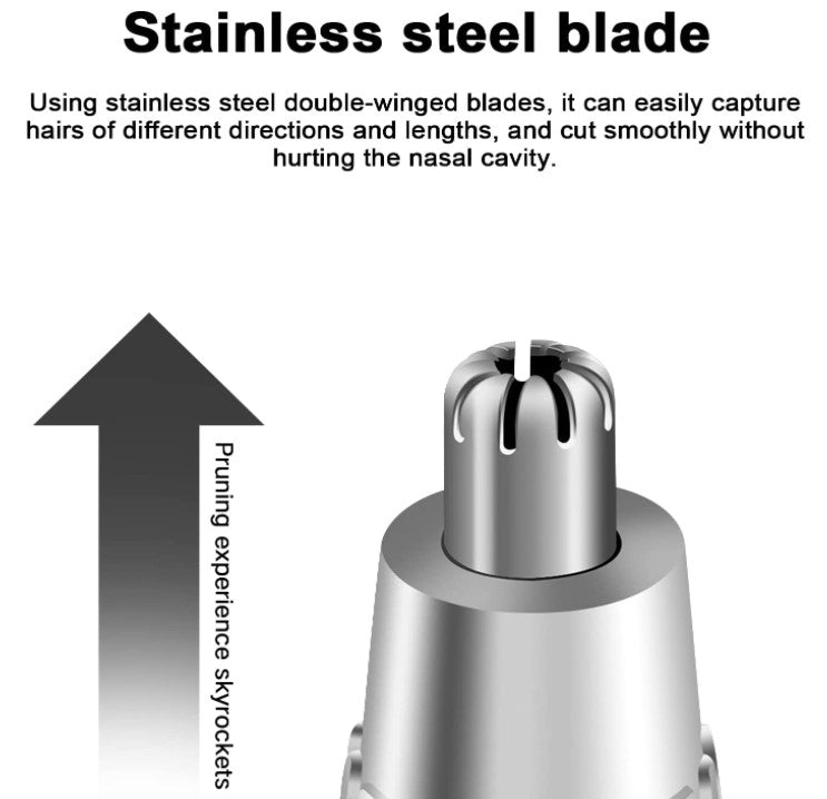 Blade For Men Nose & Ear Hair Trimmer With Stainless Steel Blade Nose Trimmer - Sabat Deals050428418574
