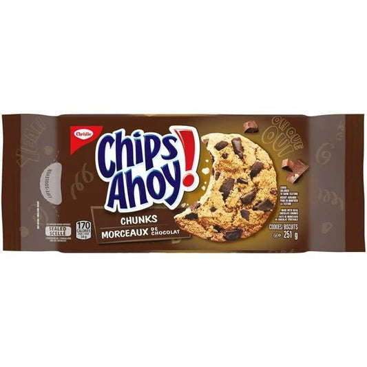 Chips Ahoy! Chocolate Chunks Cookies, 251g Cookies - Sabat Deals066721026552