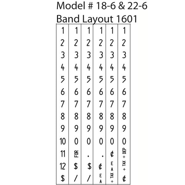 Garvey Products G2212 - 06001 One Line 6 Character Price Gun/Labeler Pricing Guns - Sabat Deals011974060020