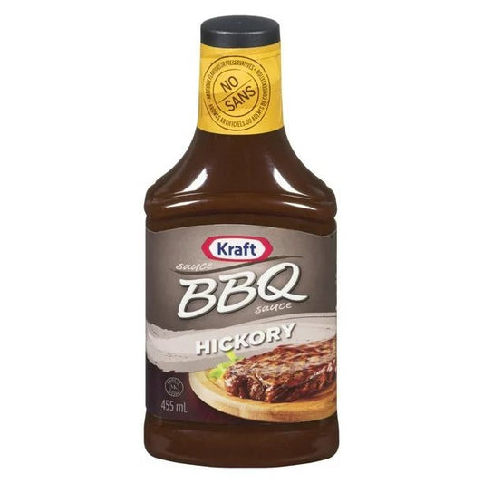 Kraft BBQ Sauce, Hickory, 455mL BBQ Sauce - Sabat Deals068100078534