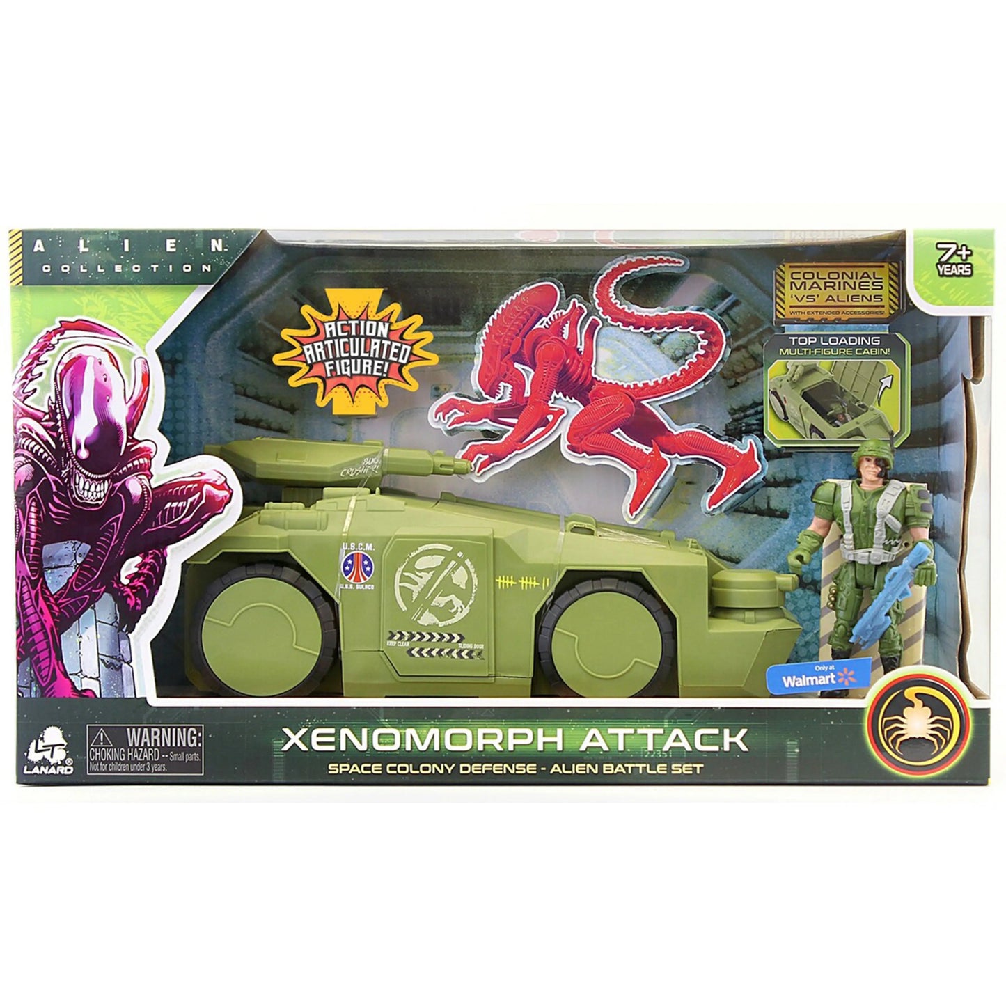 Alien Collection Xenomorph Attack Space Colony Defence Alien Battle Set featuring Power Loader Toys - Sabat Deals048242313069