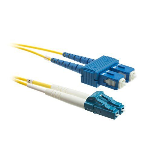 C&E CNE72753 LC/SC 4m Single Mode Duplex Fiber Optic Cable 9/125 - Sabat Deals639266672753