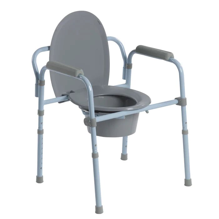 Drive Medical Steel Folding Frame Commode Medical Chair - Sabat Deals822383549170