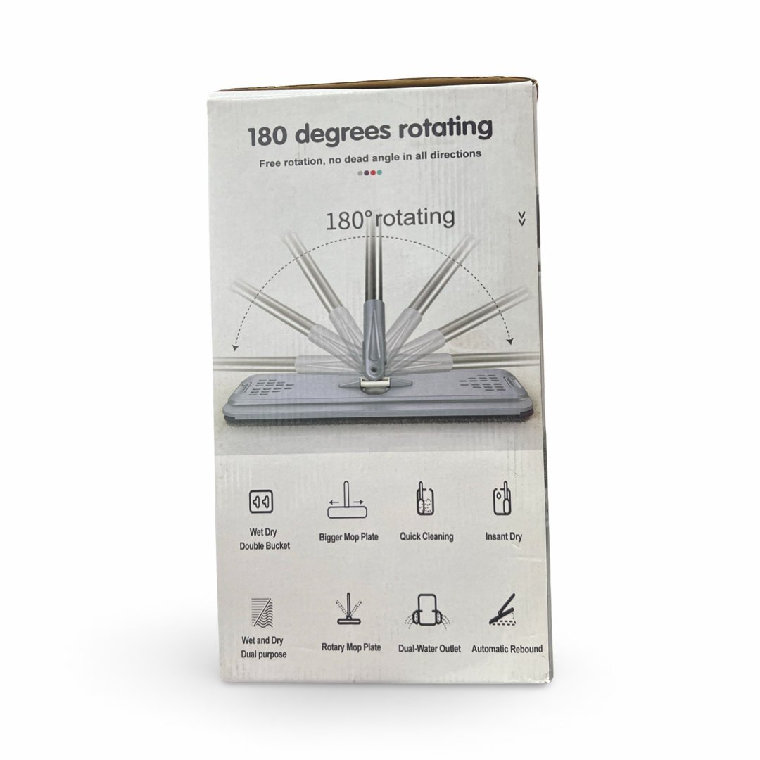 Rocket Mop Dual Chamber Self Cleaning Bucket and Mop Mops - Sabat Deals