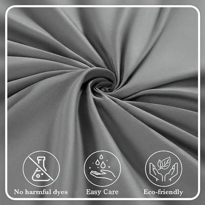 Sonoro Kate 4pc Bed Sheet Set Queen Hypoallergenic - Dark Grey Bed Sheets - Sabat DealsX002LJ3Y7F