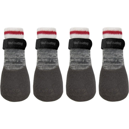 FouFou Dog 61514 2017 Heritage Rubber Dipped Socks, X-Large Pets - Sabat Deals