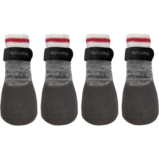 FouFou Dog 61514 2017 Heritage Rubber Dipped Socks, X-Large Pets - Sabat Deals