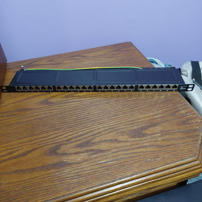 Half-U Patch Panel 19" Shielded Cat 6 - Sabat Deals